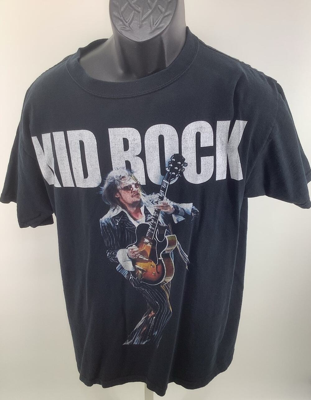 Vintage Kid Rock Live Trucker 06 Tour Shirt Concert Tee Anvil Large Black 21x28